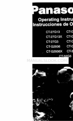 Panasonic CT-32G3 Manual de instrucciones