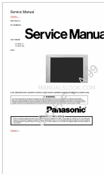 Panasonic CT-32HC14J Manual de serviço