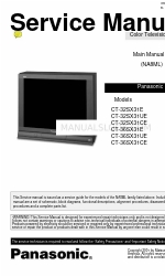 Panasonic CT-32SX31CE Service Manual