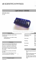 3B SCIENTIFIC PHYSICS U11364 Instruction Sheet