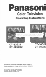 Panasonic CT-36G22 User Manual