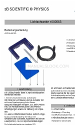 3B SCIENTIFIC PHYSICS 1000563 매뉴얼