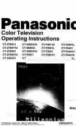 Panasonic CT-F2911 Manual de Instruções