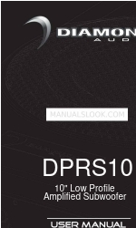 Diamond Audio DPRS10 Gebruikershandleiding