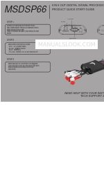 Diamond Audio MSDSP66 Schnellstart-Handbuch