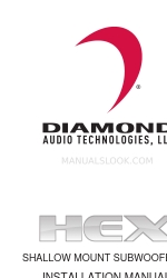 Diamond Audio Technology HEX S104 Руководство по установке