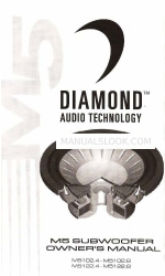 Diamond Audio Technology M5102.4 Руководство пользователя