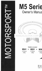 Diamond Audio Technology M541 Manuale d'uso