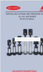 Aquasub engineering AQUA GROUP AQUATEX AVI-10 Bedieningshandleiding