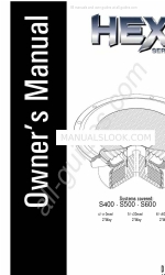 Diamond Audio Technology HEX Series Owner's Manual