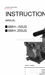 AQUASYSTEM AMH1-15SUS Руководство по эксплуатации