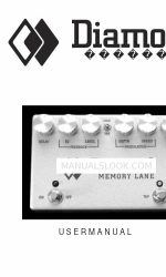 Diamond Guitar Pedals MEMORY LANE Manual do utilizador