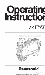 Panasonic AK-HC931B Gebruikershandleiding