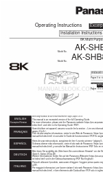 Panasonic AK-SFC101G Manuale di istruzioni per l'uso