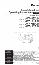 Panasonic AW-HEA10KPJ Installation And Operating Instructions Manual