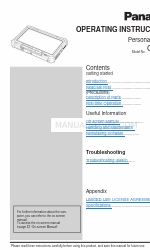 Panasonic CF-D1 Series Manual de instrucciones