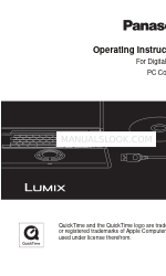 Panasonic DMC FX10 - Lumix Digital Camera Manual de Instruções