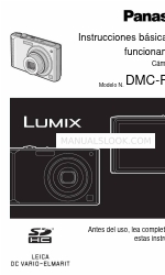 Panasonic DMC FX55S - Lumix Digital Camera (Spanish) Instrucciones Básicas De Funcionamiento