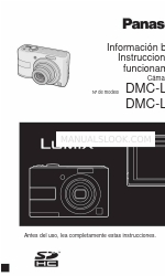 Panasonic DMC LS85K - Lumix Digital Camera (Spanish) Instrucciones De Funcionamiento