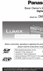 Panasonic DMC-3D1K Basic Owner's Manual