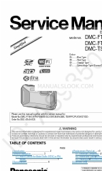 Panasonic DMC-FT6GA Manual de serviço