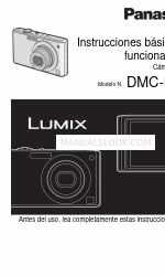 Panasonic DMC-FX37W - Lumix Digital Camera (Inglês) Instruções básicas de funcionamento