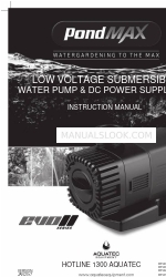 Aquatec Equipment PondMAX EVO II Series Instrukcja obsługi