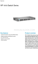 HP 1810 series Информационный лист