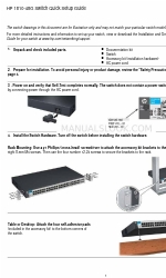 HP 1810-48G Manual de configuração rápida