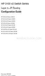 HP 3100-16-PoE v2 EI Konfigurationshandbuch