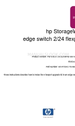HP 316095-B21 - StorageWorks Edge Switch 2/24 Upgrade-Anweisungen