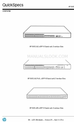 HP 5500-24G-SFP EI TAA Especificação rápida