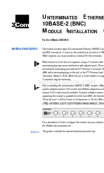 3Com 10BASE-2 (BNC Manual de instalación