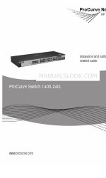 HP ProCurve 1810G-24 Посібник зі встановлення та початку роботи