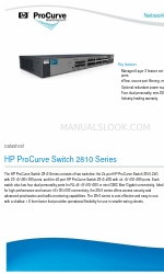 HP ProCurve 2810-24G Lembar data