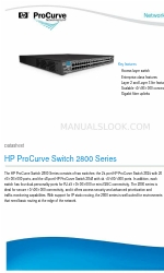 HP ProCurve 2848 Arkusz danych