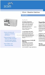 3Com 2126-G - Baseline Switch Ficha de datos