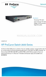 HP ProCurve Switch 2600-8-PWR with Gigabit Uplink Datenblatt