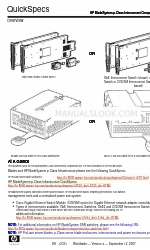 HP ProLiant BL p-Class C-GbE Quickspecs