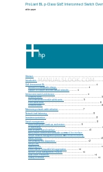 HP ProLiant BL p-Class GbE Overview