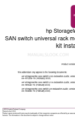 HP StorageWorks 2/16 - SAN Switch Instrukcja instalacji