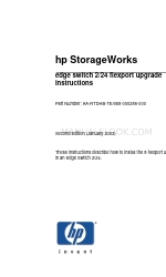 HP StorageWorks Edge Switch 2/24 Инструкции по обновлению