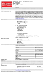 Diamond Multimedia TVW650USB Specification Sheet