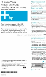 HP StorageWorks MSA 1000 Інструкція по заміні