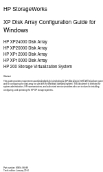 HP StorageWorks XP10000 - Disk Array Konfigurationshandbuch