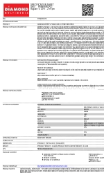 Diamond Multimedia XtremeTV PVR600 Specification Sheet