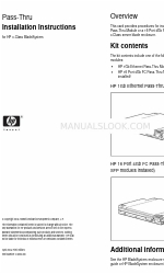 HP Xw460c - ProLiant - Blade Workstation Instrucciones de instalación