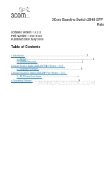 3Com 2848 SFP - Baseline Switch Plus リリースノート
