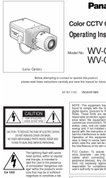 Panasonic WV-CP470 Series Manual de Instruções