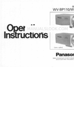 Panasonic WVBP114 - MONITOR Operating Instructions Manual